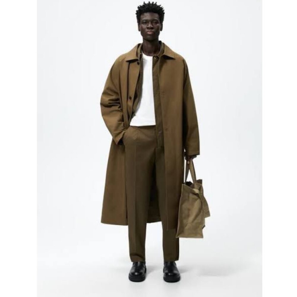 Zara Pleated Trousers Straight Leg